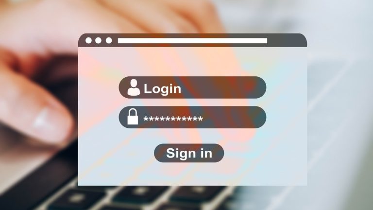 computer login screen. Cyber Security: Easily Improve Your Password Strength