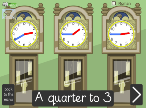 Interactive Teaching Clocks - Telling Time