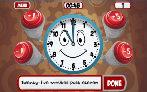 Interactive Teaching Clocks - Telling Time